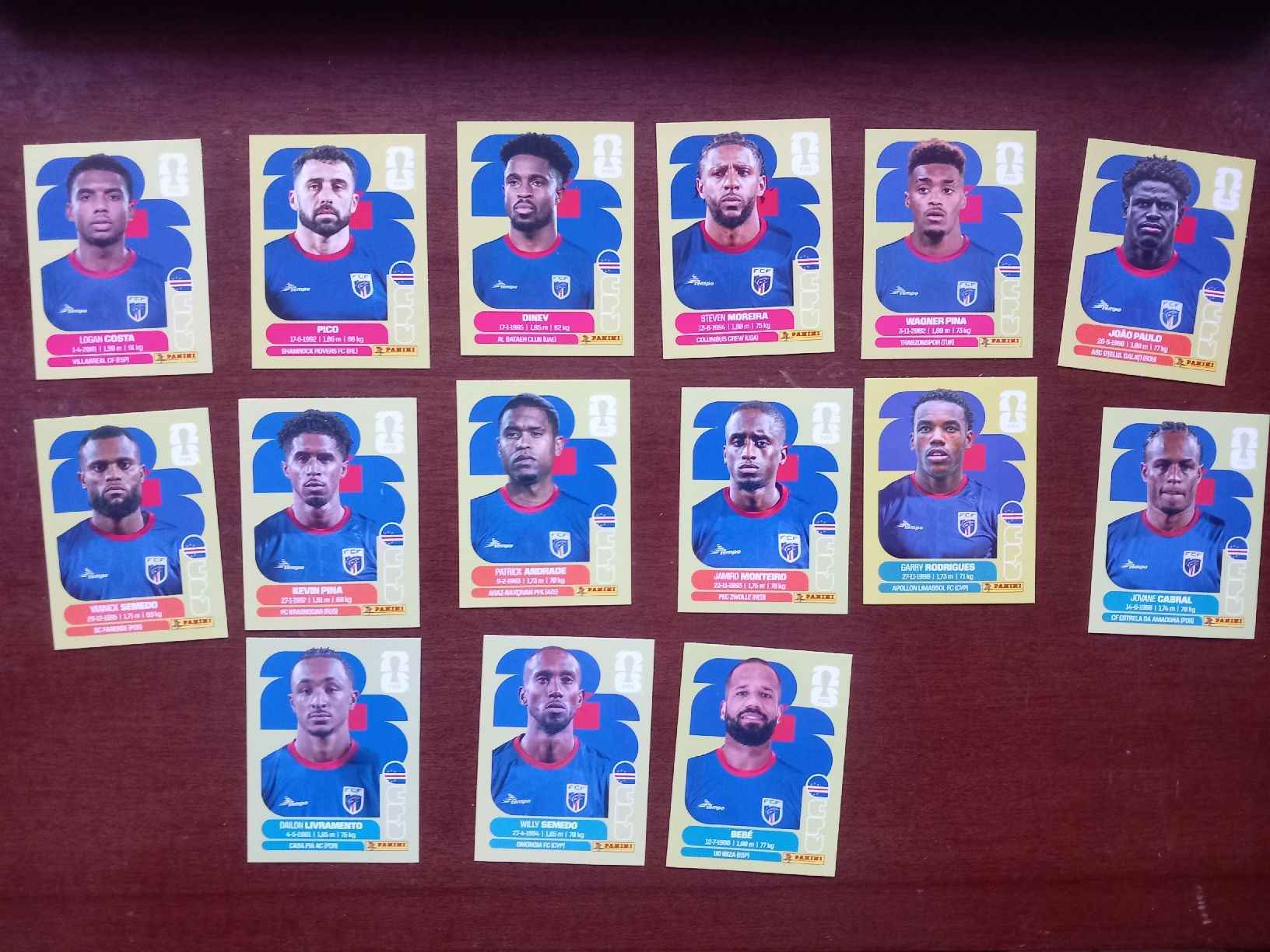 Panini Carte collezionabili: Stickers Panini World Cup 2026 Team CPV – Usato da Salavaux venduto da Lune_Diurne