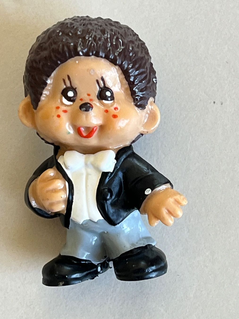 Bullyland Statuette: Monchhichi Bräutigam Figur Bully 1981 – Usato da Winterthur venduto da Wusa01