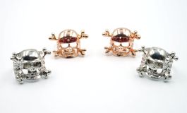 Fingerring Set Totenkopf Piraten - Schmuck