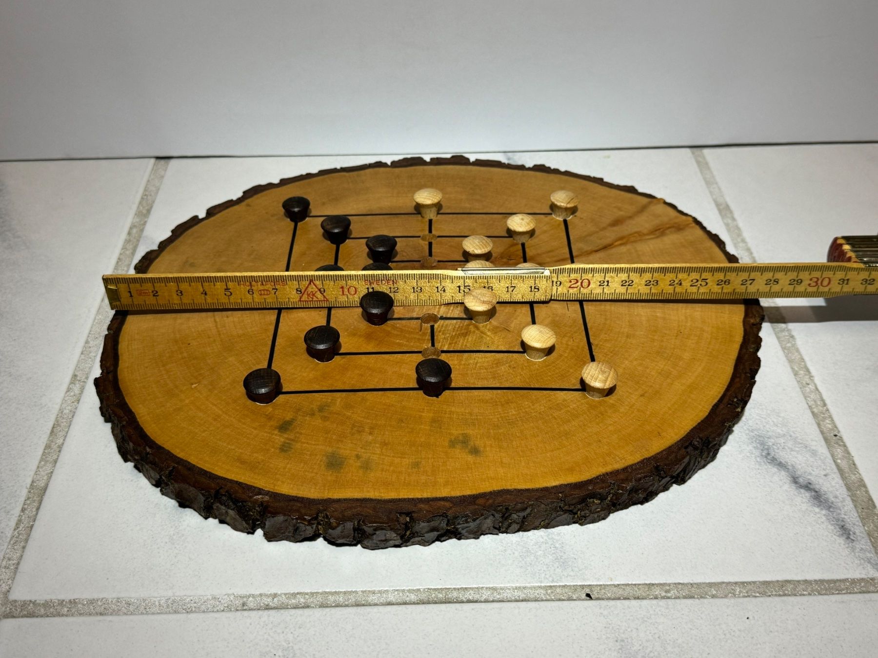Giochi: Holzspiel Mühle – Nuovo (secondo la descrizione) da Zwillikon venduto da Srema 1