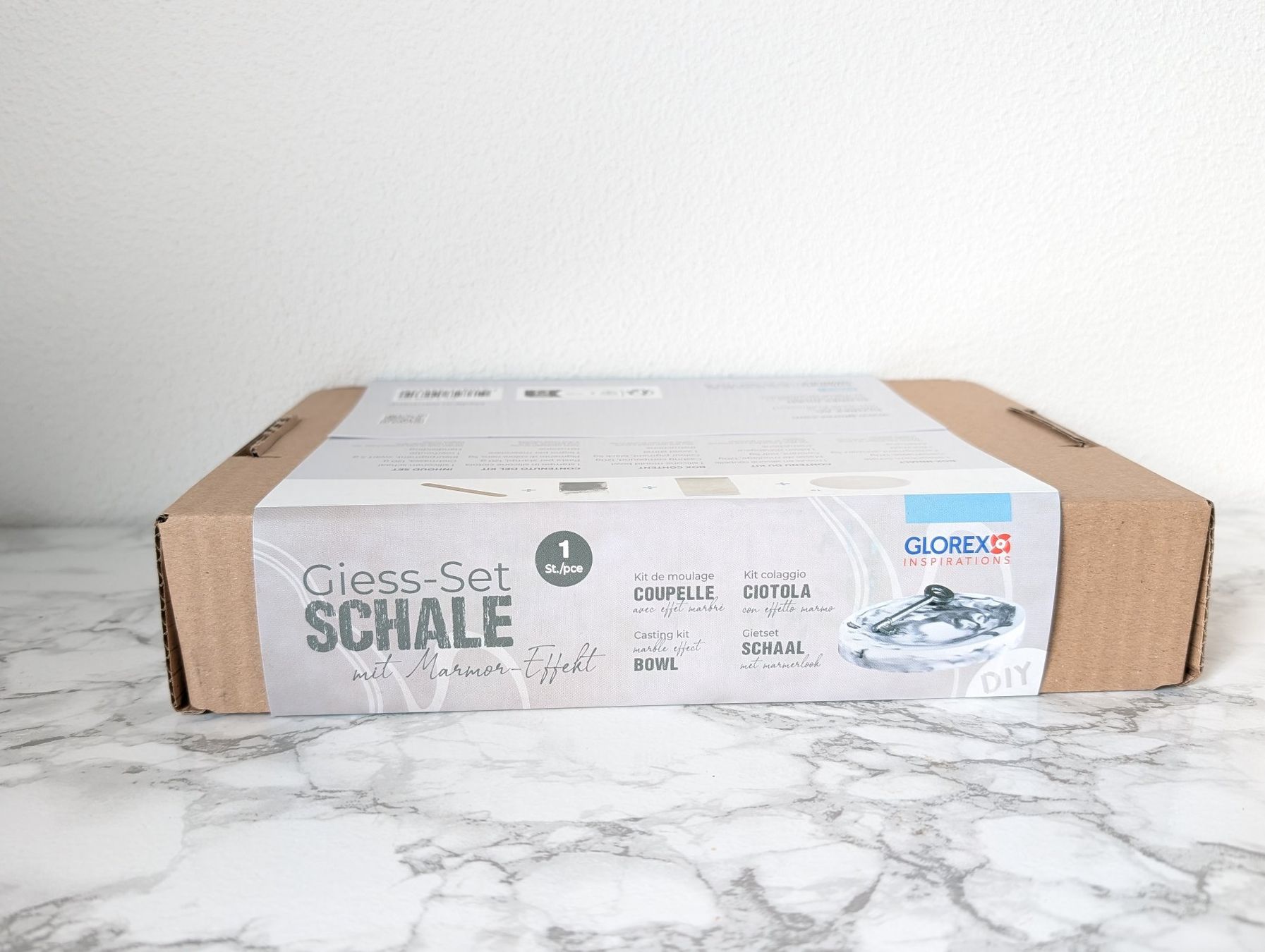 Glorex Kit bricolage: DIY Giess-Set Schale Marmor-Effekt - NEU – Nuovo e nell'imballaggio originale da Ernetschwil venduto da iri_m8y8 1
