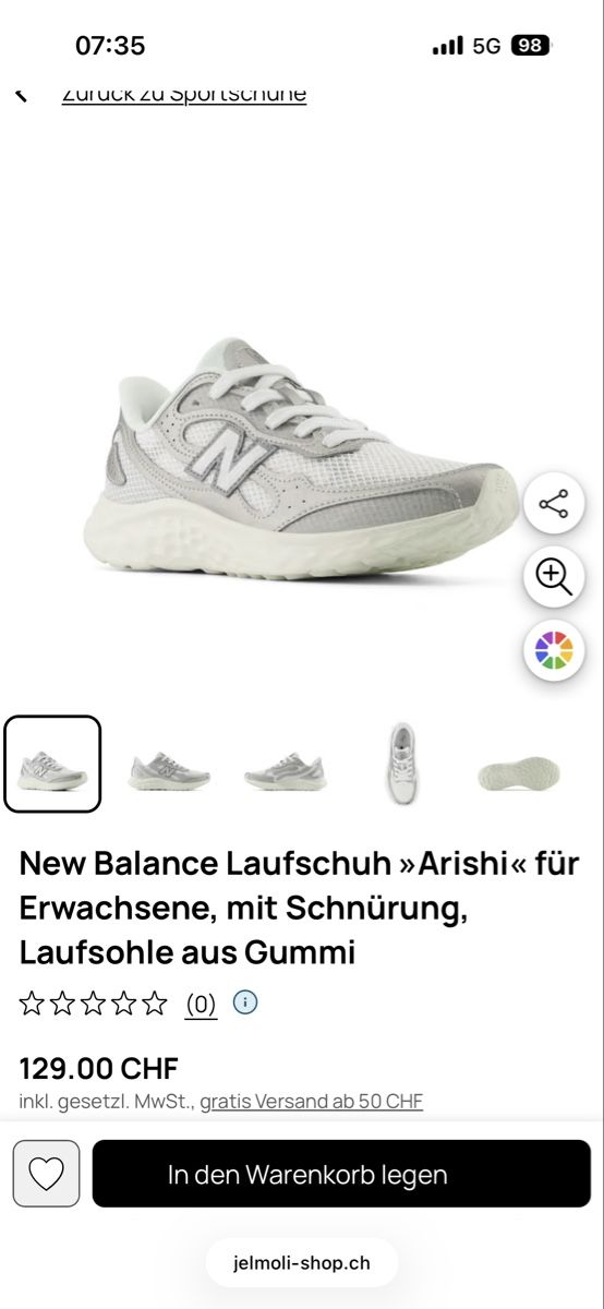 New Balance Chaussures femmes: New Balance Arishi – Neuf (Voir description) à Hinwil par Franzisk08 1