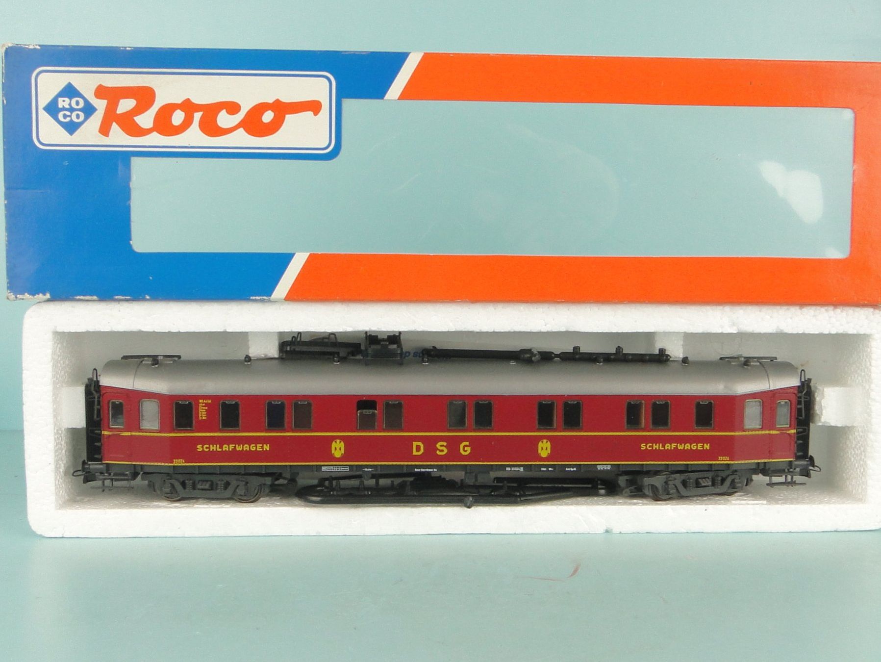 Roco Modellini di ferrovie: Roco 44452 H0 DB Echte DSG Schalfwagen – Usato da Bülach venduto da cann11 1