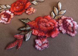 Blumenstickerei Näharbeiten Broderie de fleurs couture 20STK