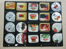 40 Stück verschiedene Konfitüren  Deckeli