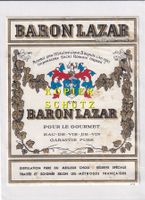 Etikette - Barol Lazar (Eau-de-vie) /bd