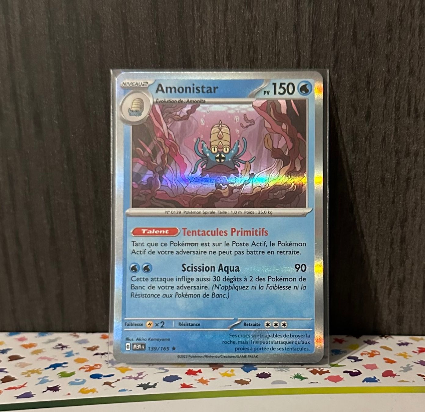 Pokémon Carte collezionabili: Pokémon 151 FR Amonistar Holo – Usato da Grand-Lancy venduto da Mario64