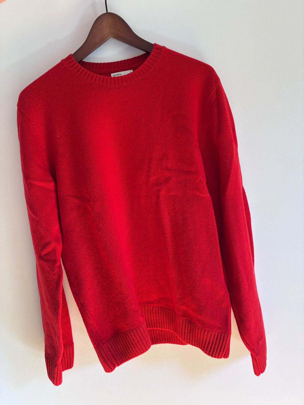 Maglioni & Felpe: Merino Pullover Colorful Standard rot Grösse S/M – Usato da Zürich venduto da maurice5000 2