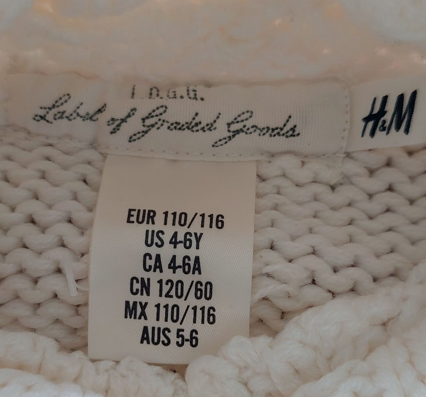 H&M Maglioni & Felpe: Poncho für Mädchen, H&M, Gr 110 – Usato da Muri b. Bern venduto da rol_xtf8 2