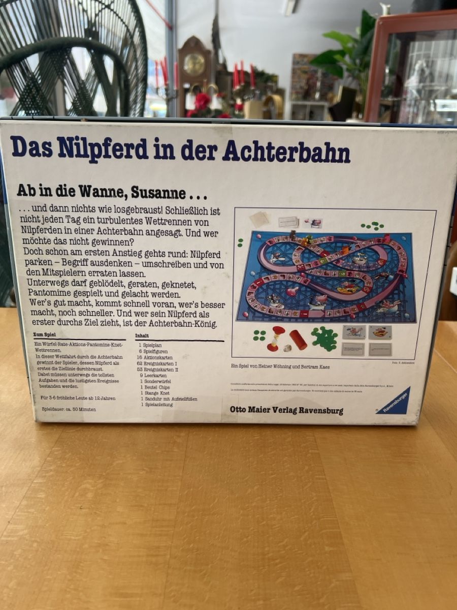 Ravensburger Giochi: Das Nilpferd in der Achterbahn Brettspiel Ravensburger  – Usato da Rorschach venduto da TrendyDeals 1