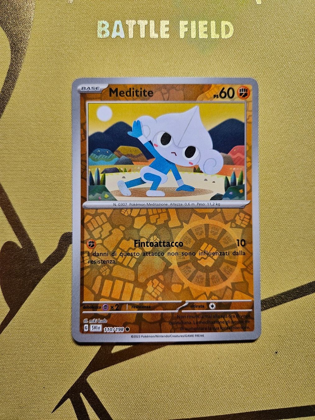 Pokémon Carte collezionabili: Scarlet & Violet - Meditite – Usato da Bellinzona venduto da Pokemarco