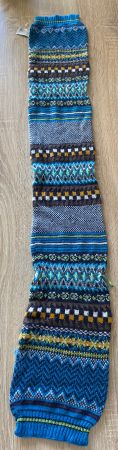 TOP-Zustand STRICKSCHAL MIT MUSTER 115CM
