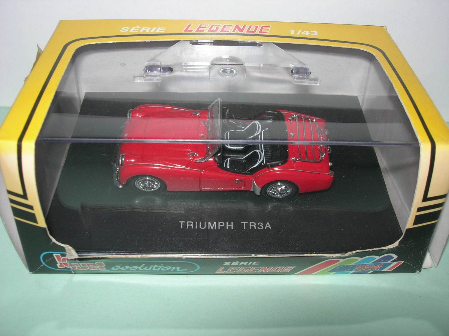 Renault Modellini d'auto: Triumph TR 3A  rot * Jouef evolution 1:43 – Nuovo e nell'imballaggio originale da Hornussen venduto da Amw 5
