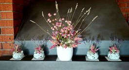 Trockenblumen Set Blumen 2026 handgemacht rosa