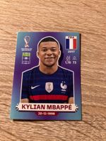 Panini WM 2022 Qatar Mbappe FRA 19 Int. Edition blau