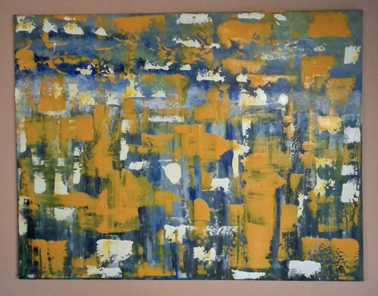 Tableaux: Gemälde " Stadtraster" handmade 74×58 – Neuf (Voir description) à Riehen par Steinbock1970