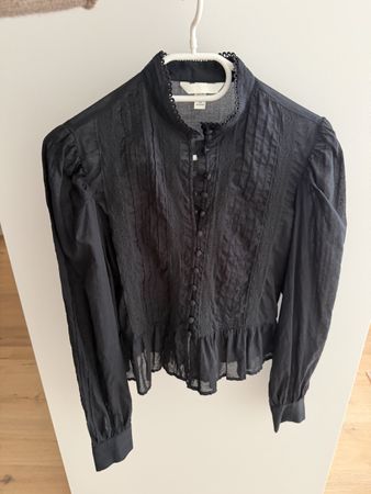 hm bluse schwarz doen style