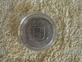 5 Franken 1969 - Silber