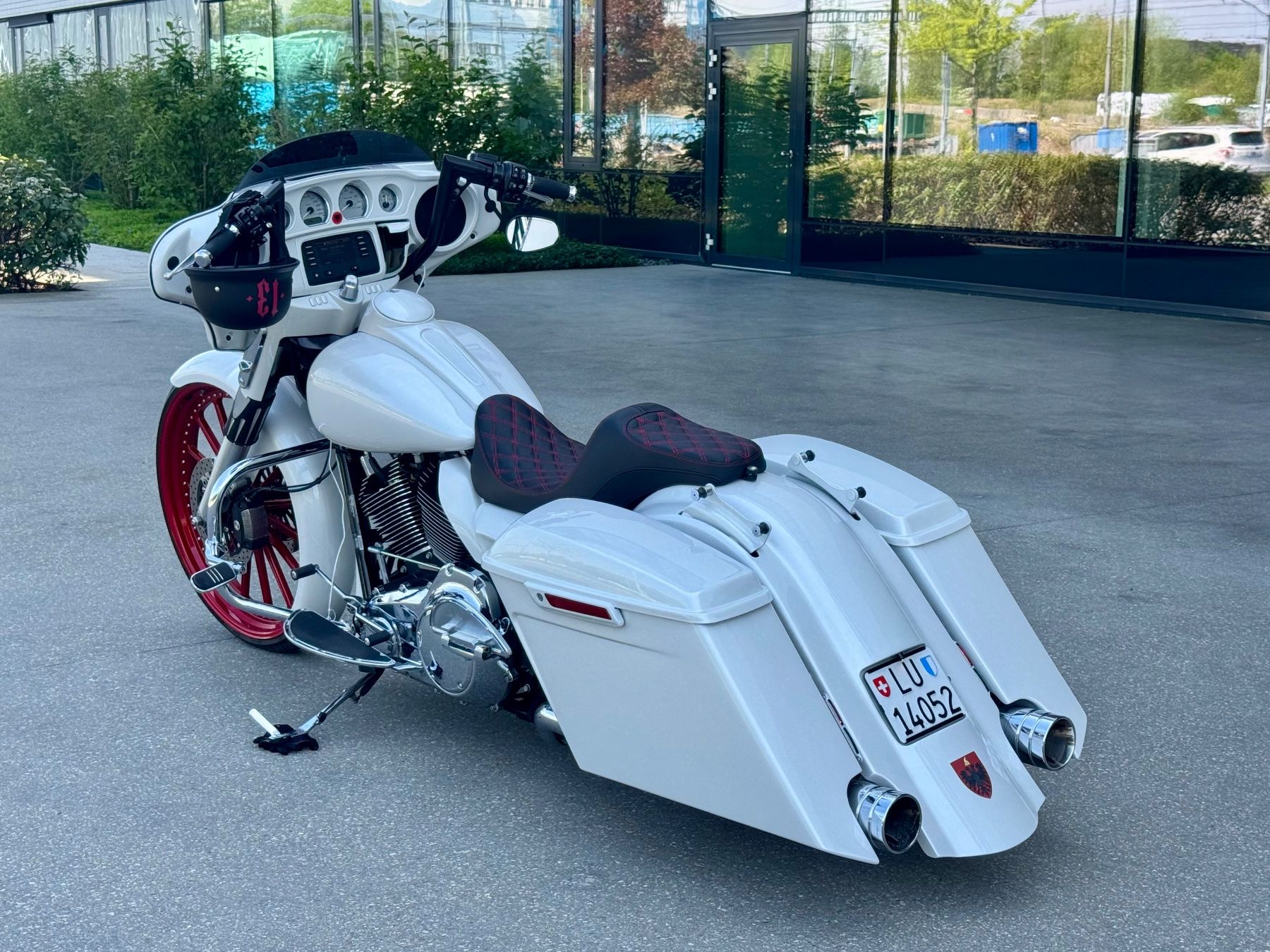 Harley-Davidson Chopper: Motorrad custom weiss neuwertig – Usato da Nebikon venduto da kau_2bfl 4