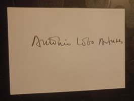 António Lobo Antunes - POR Schriftsteller - handsigniert