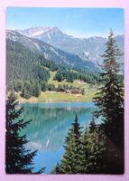 Blick über den Davosersee auf Blaukreuz-Ferienheim Seebüel