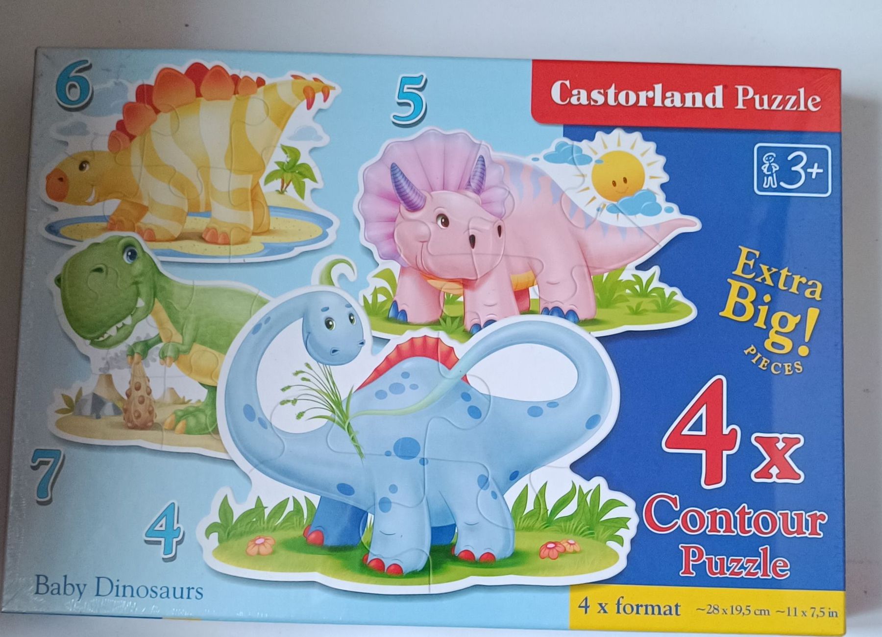 Puzzle: Baby Dinosaurier Puzzle, 4er Set – Nuovo e nell'imballaggio originale da Biel/Bienne venduto da Schmuck_Sale