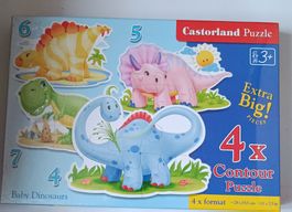 Baby Dinosaurier Puzzle, 4er Set