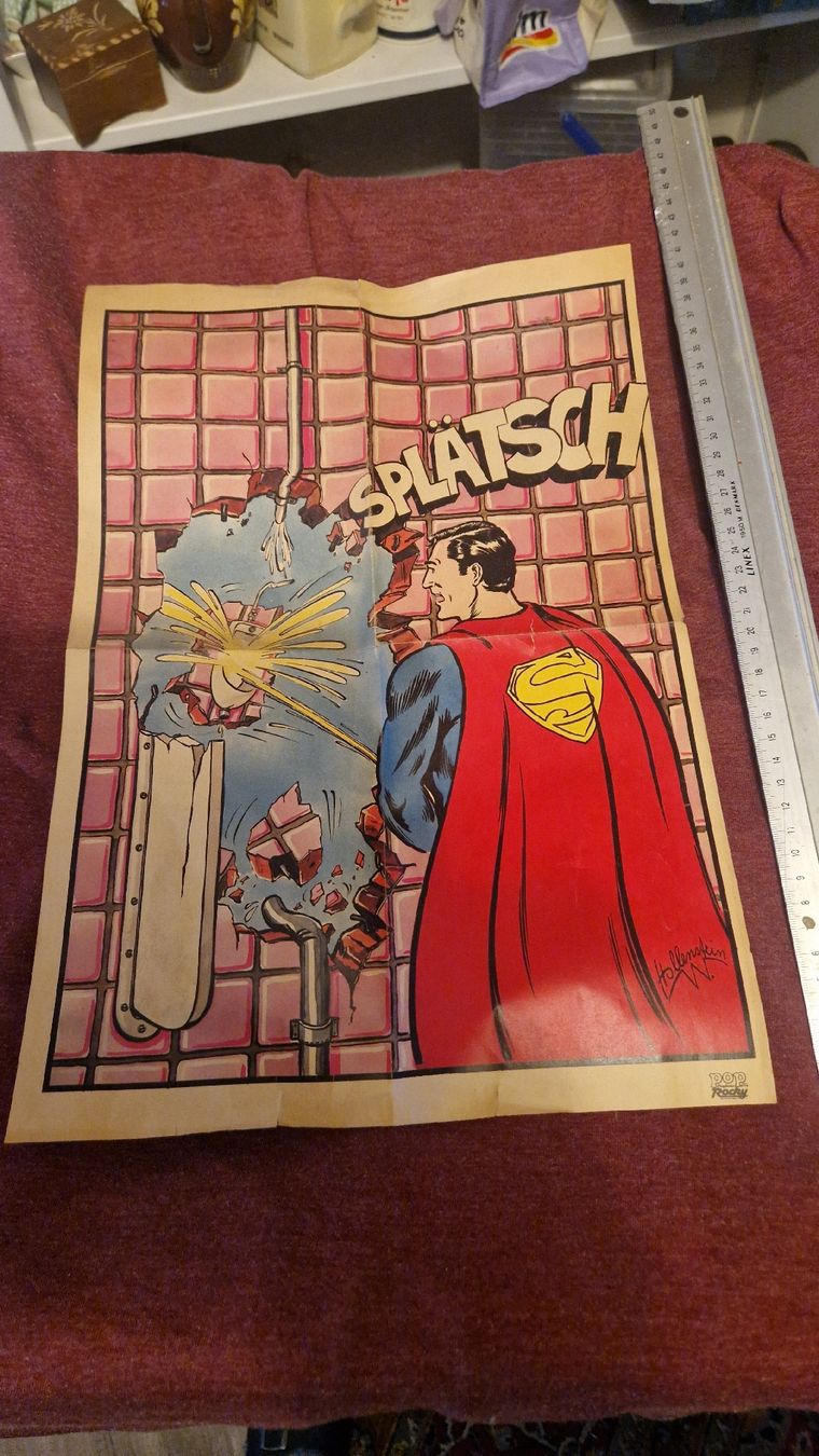 Poster & Bilder: Superman Poster 41 cm – Gebraucht aus Wetzikon ZH von Oldieslover