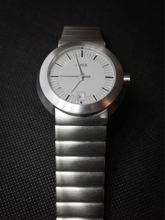 ALFEX 41mm Plum Design Armbanduhr Quartz Uhr mit Batterie