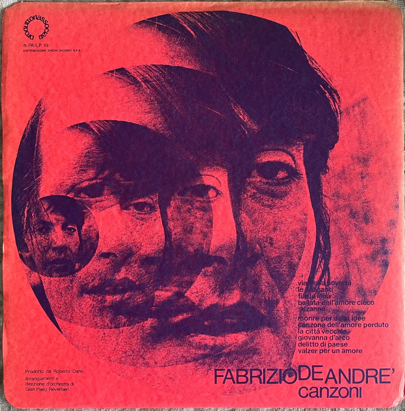 Schallplatten: Seltene Schallplatten, Fabrizio De Andre – Canzoni – Gebraucht aus Döttingen von zha_xh2w 1