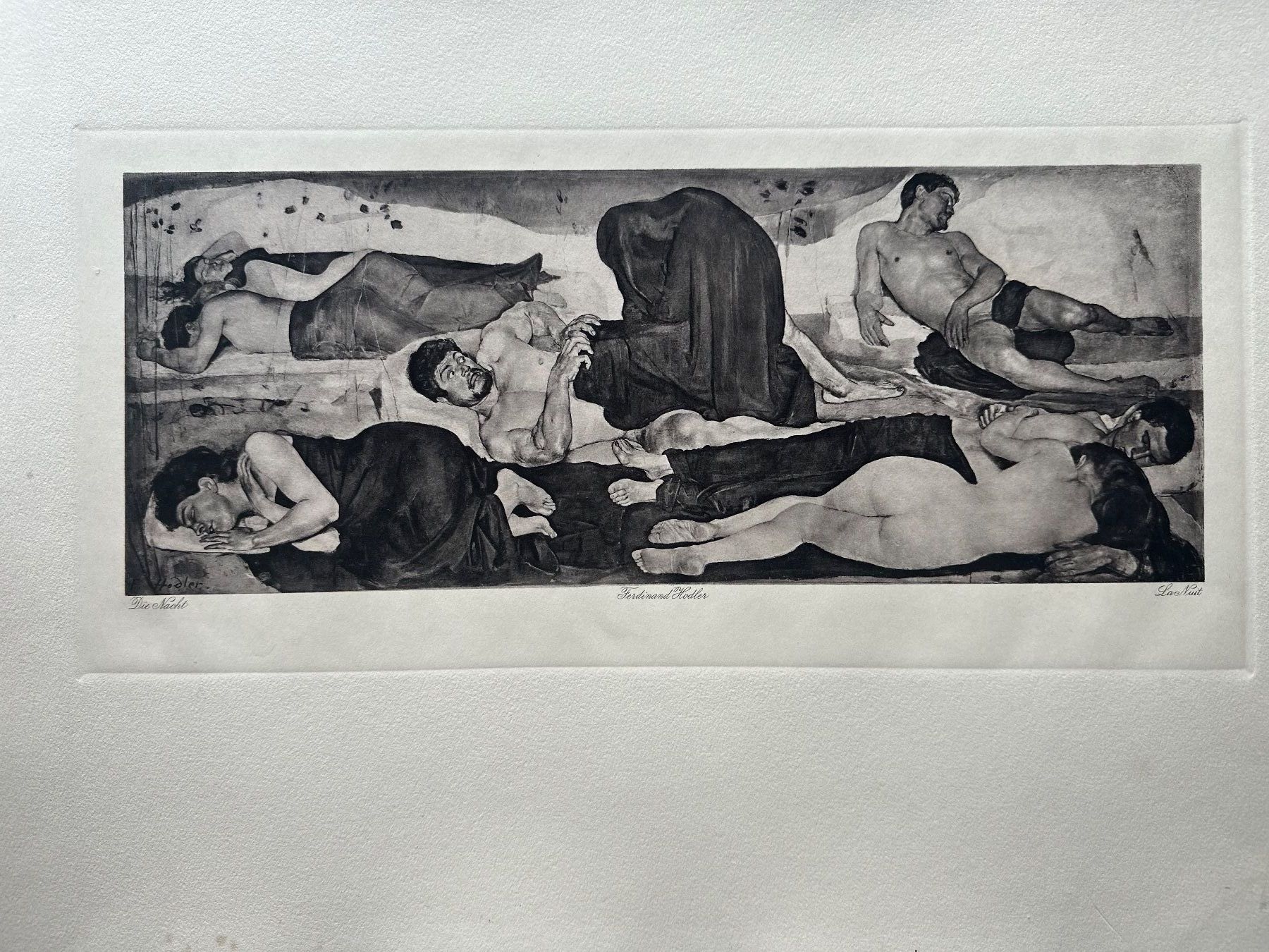 Gemälde: Ferdinand HODLER "Die Nacht" 1889 – Gebraucht aus Grellingen von luxuskunst