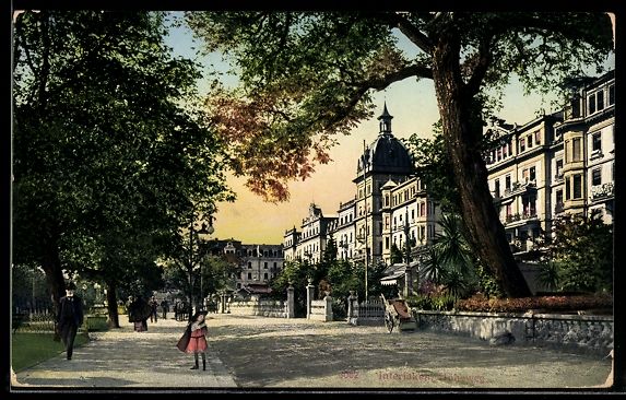 Cartes postales: AK Interlaken, Strasse Hoheweg – D'occasion à Berlin par bartko-reher