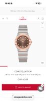 OMEGA CONSTELLATION 28 mm, steel ‑ Sedna™ gold on steel