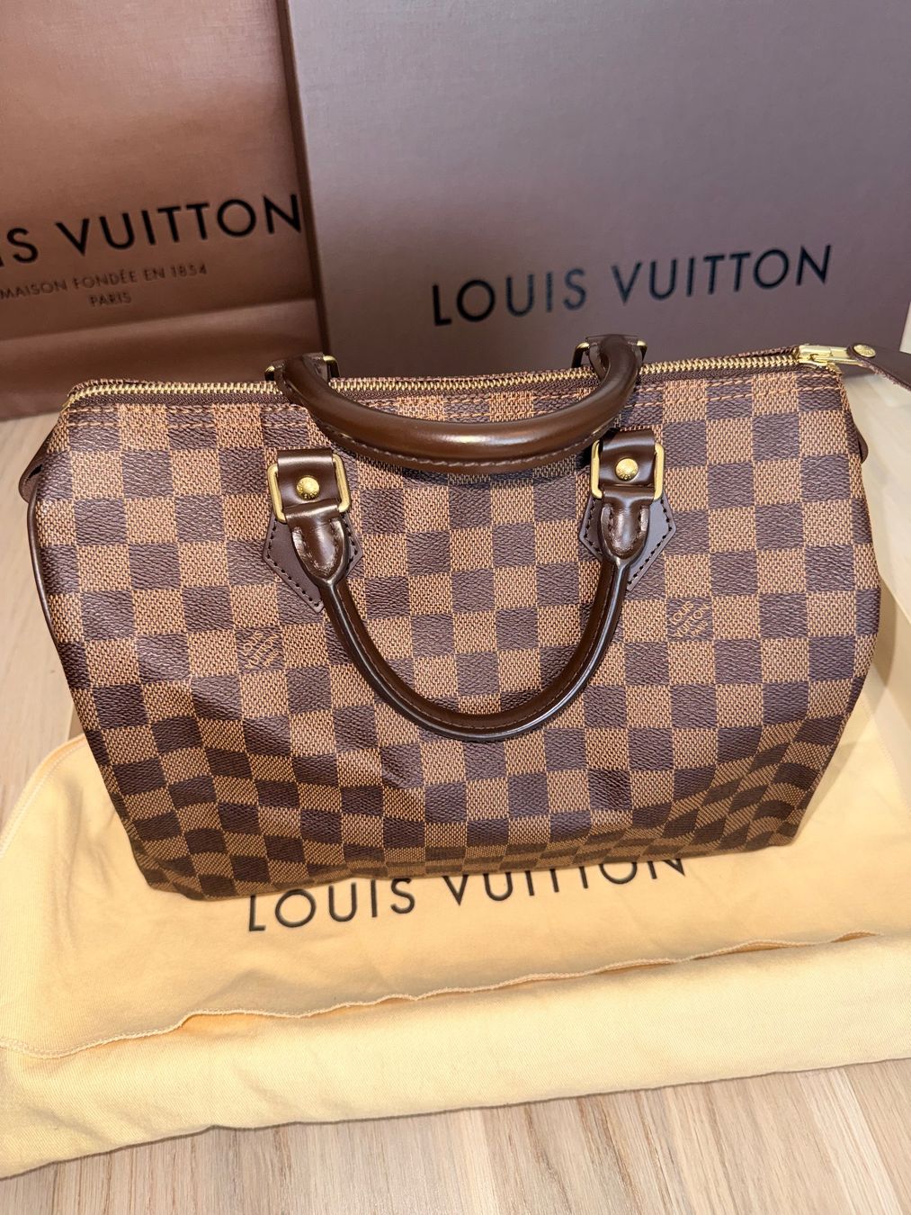 Louis Vuitton Taschen für Damen: Louis Vuitton Speedy 30 – Gebraucht aus Cheseaux-sur-Lausanne von maymay2612 7