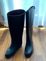 Bottes d'équitation noires en synthétique pour enfant, T.36
