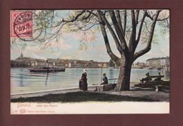 GENEVE - Jetée des Pâquis - 1904