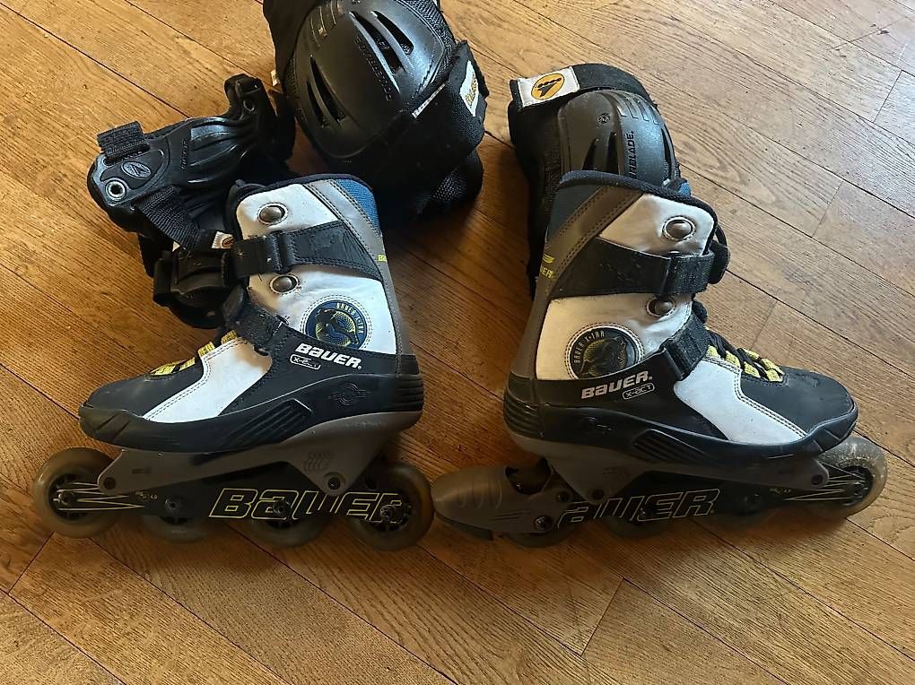 Pattini in linea & Pattini a rotelle: Rollerblades der Marke Bauer – Usato da Aathal-Seegräben venduto da rom_cg7q
