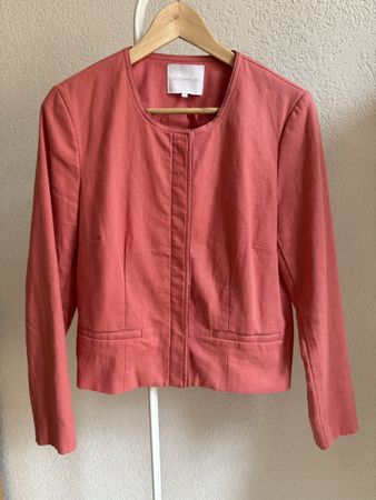 Blazer lin corail Jodhpur, t.36/38