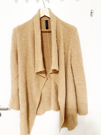 Marccain Strickjacke Beige Gr. N3/38 - Schurwolle