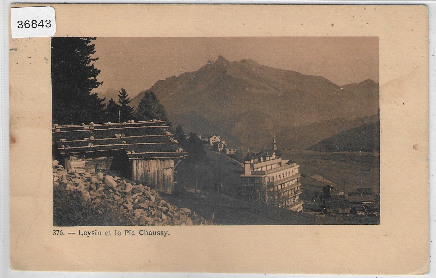 Cartoline postali: Leysin et le Pic Chaussy – Usato da Ettingen venduto da Kartenplanet