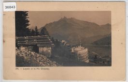 Leysin et le Pic Chaussy