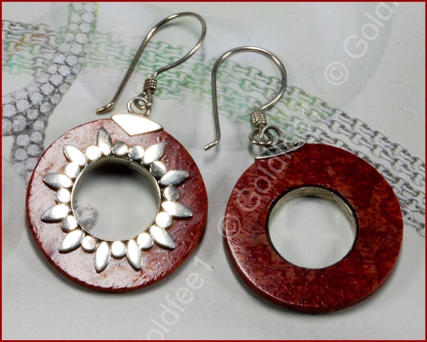 Orecchini pendenti & Orecchini a lobo: Korallen Ohrhänger 925 Silber – Nuovo e nell'imballaggio originale da Oberglatt ZH venduto da Goldfee1 2