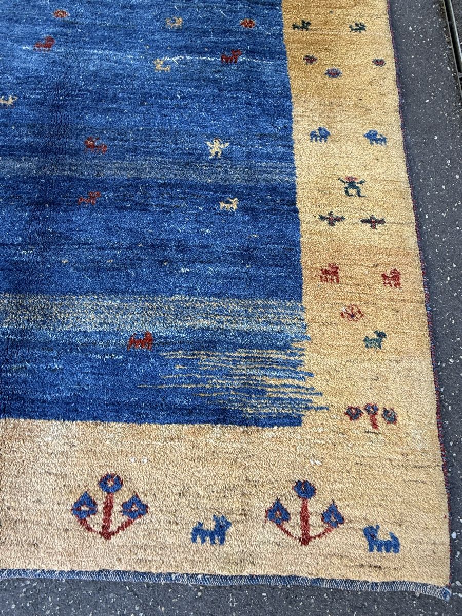 Gabbeh Tappeti: Wunderschöner Handgeknüpfter Teppich Gabbeh.257x220.cm – Usato da Sempach venduto da Star7 2