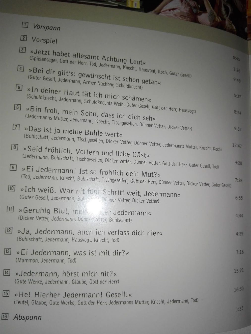 Tutti i DVDs: Hugo von Hofmannstahl: Jedermann – Usato da St. Gallen venduto da elkapone 4
