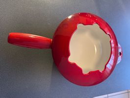 Gusseisernes Chinoise/Käse Caquelon