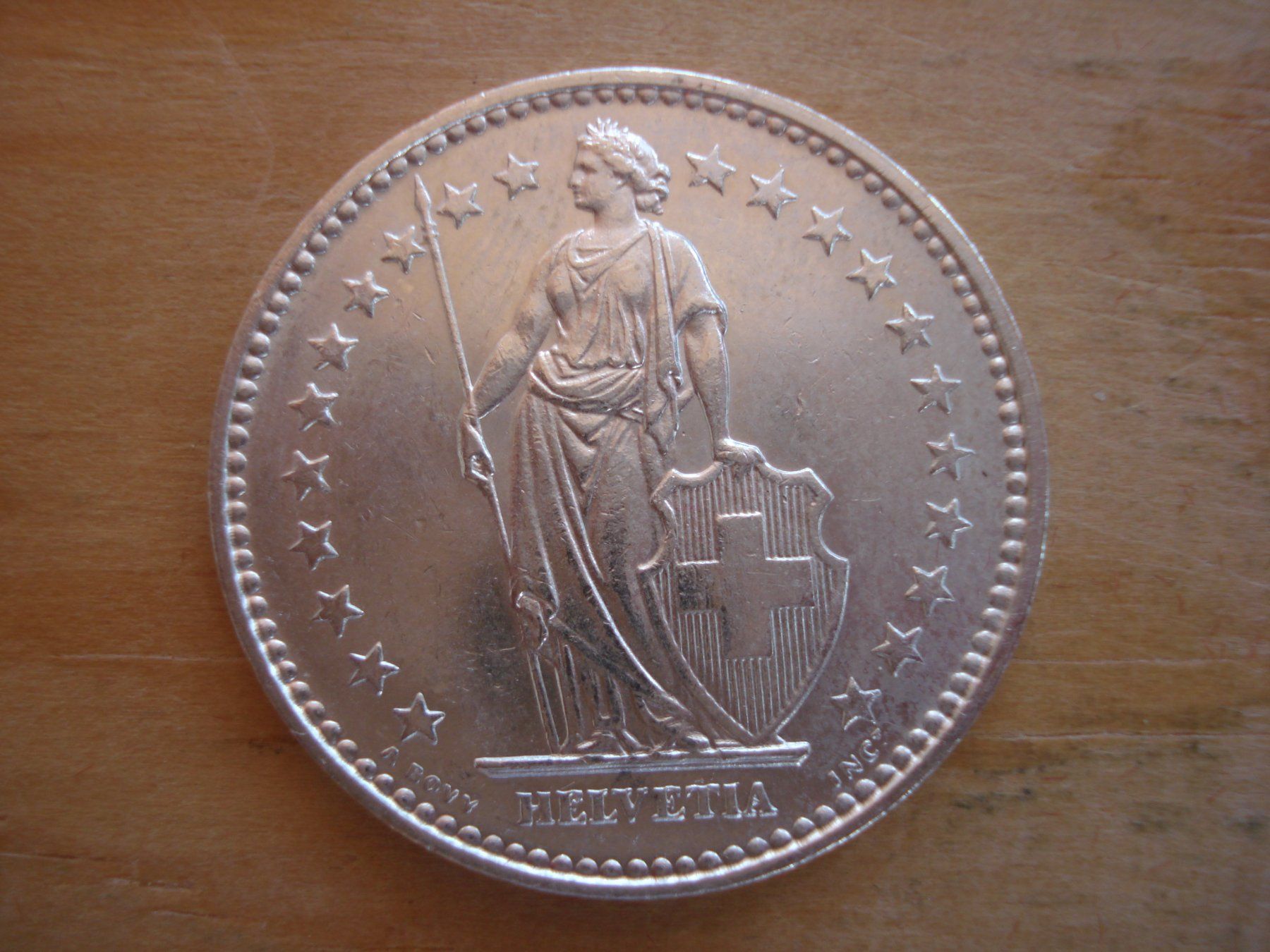 Alle Münzen: (C1) 2 Franken 1928 STGL- – Gebraucht aus Erlach von Net-Coins 1