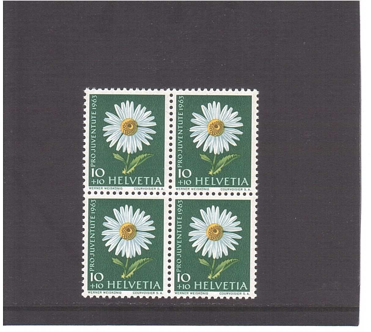 Tutti i francobolli: 1963 PJ Grosse Margarite** 4er – Usato da Rheinau venduto da loxis