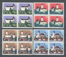 1979, Pro Patria, Schlösser IV, Viererblöcke ** (1)