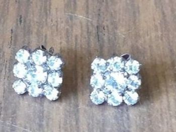Orecchini pendenti & Orecchini a lobo: Ohrstecker 1950er Strass Blüten – Usato da Mörschwil venduto da wunderkiste44 7