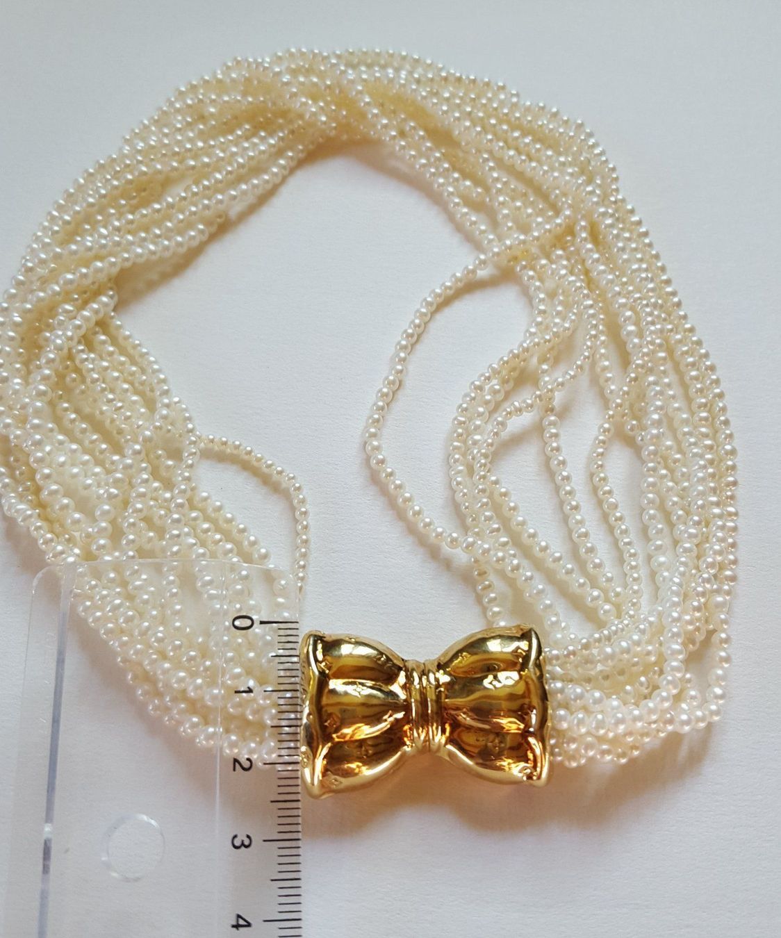 Catenine: Perlen Collier Mit 750 Gold Verschluss – Usato da Wald ZH venduto da Aniade 5